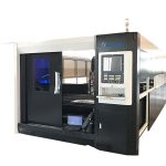 سٹینلیس سٹیل کے لئے دھات شیٹ اسٹیل فائبر لیزر کاٹنے کی مشین